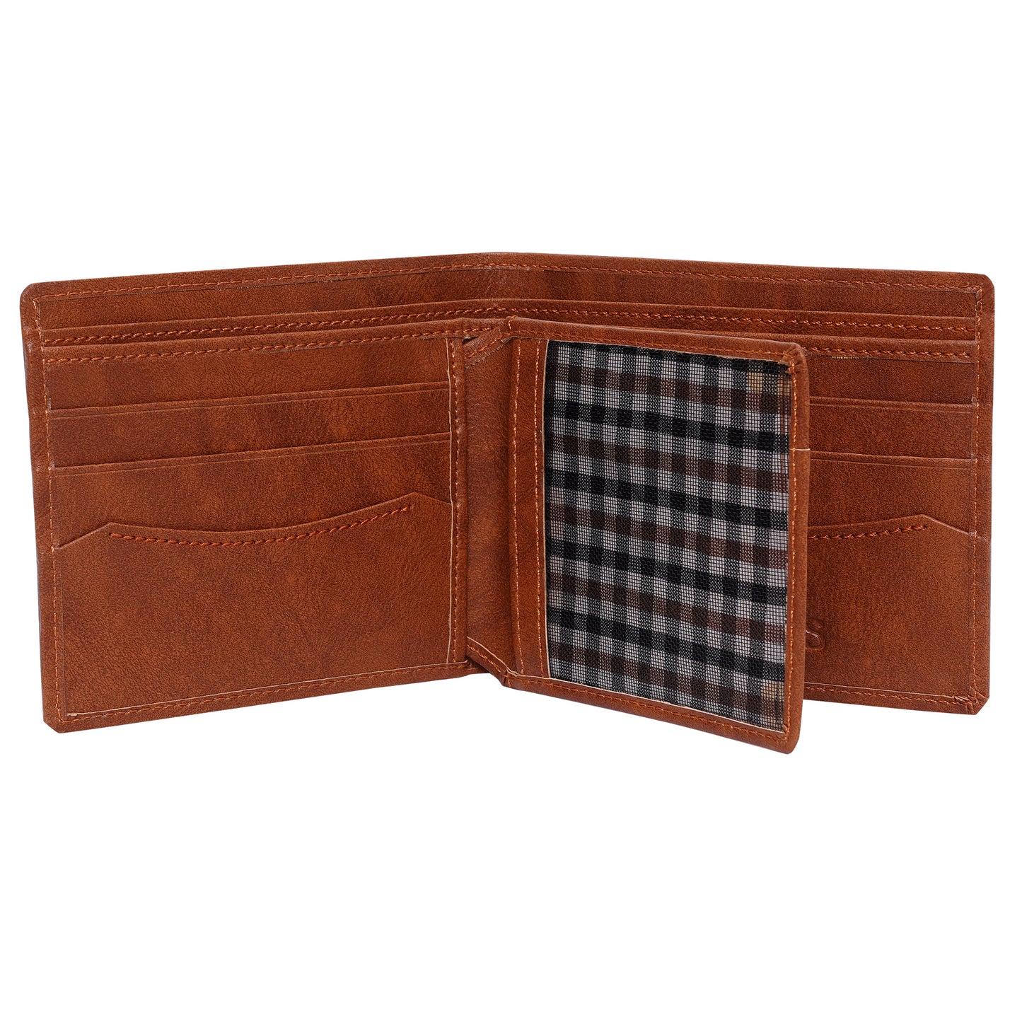 Makas men's wallet , internal look 3,color - Tan